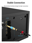 Vention 6.35mm Male to RCA Female Audio Adapter Blue Aluminum Alloy Type