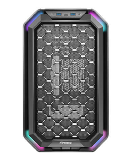 Antec Dark Cube MATX case with dual front Panel Aluminum Alloy Body