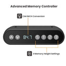 Bracom Affordable Compact Electric Single-Motor Sit-Stand Desk - White