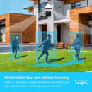 TP-Link Tapo C500, Outdoor Pan/Tilt Security WiFi Camera. 1080P,  360 horizontal & 130 vertical view, Power : AC Adapter