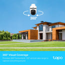 TP-Link Tapo C500, Outdoor Pan/Tilt Security WiFi Camera. 1080P,  360 horizontal & 130 vertical view, Power : AC Adapter