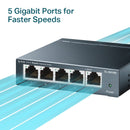 TP-Link TL-SG105 Steel housing 5-Port 10/100/1000Mbps Desktop Switch