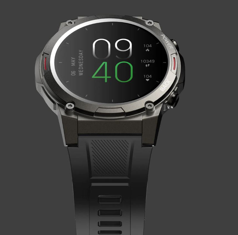 HiFuture FutureGo MIX2 outdoor bluetooth calling smartwatch, 1.43 " AMOLED Display, Black