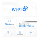 Mercusys Halo H80X AX3000 Whole Home Mesh WiFi 6 System - 2 Pack