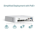 TP-Link VIGI NVR1104H-4P 4 Channel PoE Network Video Recorder