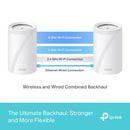 TP-Link Deco BE65, BE1100, Wi-Fi 7 Whole-Home Mesh System - 2 Pack