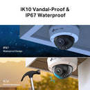 TP-Link VIGI C240I (2.8mm) 4MP Outdoor IR Dome Network Camera
