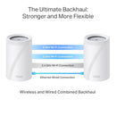 TP-Link BE11000 Whole Home Mesh WiFi 7 System - 1 Pack