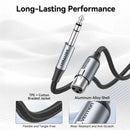 Vention 6.35mm TRS Male to XLR Female Audio Cable 3M Gray Aluminum Alloy Type