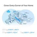 TP-Link Deco X50-PoE Archer AX55 Pro, AX3000 Multi-Gigabit Wi-Fi 6 Router with 2.5G Port - 3 Pack