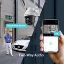 TP-Link VIGI C540-4G(4mm), VIGI 4MP Outdoor Full-Color 4G Pan Tilt Network Camera