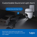 TP-Link Tapo C510W Outdoor Pan/Tilt Security WiFi Camera, 2k 1080P, 360  horizontal and 130 vertical view, Power : AC Adapter