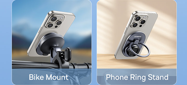 Baseus PrimeTrip Series Stick-on Type Bike Phone Mount Cosmic Black