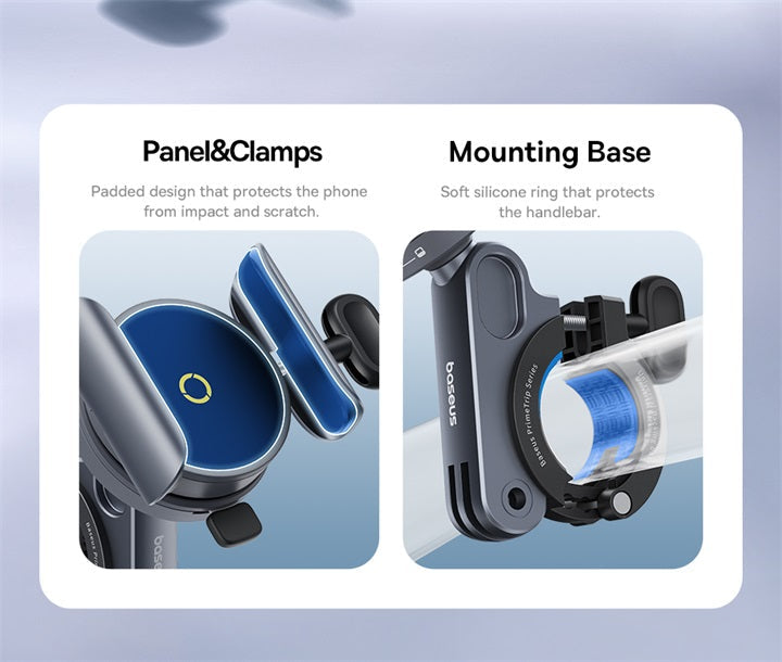 Baseus PrimeTrip Series Magnetic Bike Phone Holder Cosmic Black