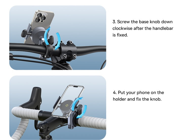 Baseus PrimeTrip Series Magnetic Bike Phone Holder Cosmic Black