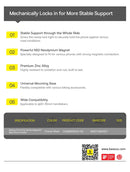 Baseus PrimeTrip Series Magnetic Bike Phone Holder Cosmic Black