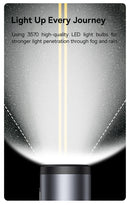 Baseus PrimeTrip Series Dual-Color Bike Light 2-in-1 Set Cosmic Black