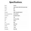 Vention USB-C Male to 2RCA Male with DAC Audio Cable 1M Gray