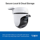 TP-Link Tapo C510W Outdoor Pan/Tilt Security WiFi Camera, 2k 1080P, 360  horizontal and 130 vertical view, Power : AC Adapter