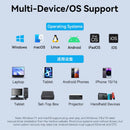 Vention USB-C + USB-A to 2.5 Gigabit Ethernet Adapter 0.15M Gray Aluminum Alloy Type
