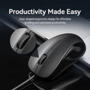 Vention USB Wired Full-Sized Silent Keyboard and Mouse Combo Black Slim Type