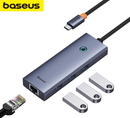 OS-Baseus UltraJoy Series 4-Port HUB Space Greyï¼ˆType-C to USB3.0*4ï¼‰