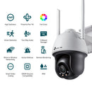 TP-Link VIGI C540-W (4mm) 4MP Outdoor Full-Colour Wi-Fi Pan Tilt Network Camera