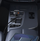 Baseus Enjoyment Pro Car Charger Retractable USB C & iPhone Cable 60W Cluster Black