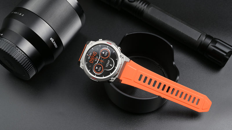 HiFuture FutureGo MIX2 outdoor bluetooth calling smartwatch, 1.43 " AMOLED Display, Orange