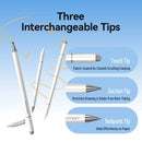 Vention 3-in-1 Magnetic Stylus Pen White Aluminum Alloy Type
