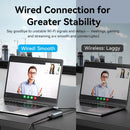 Vention USB-C + USB-A to 2.5 Gigabit Ethernet Adapter 0.15M Gray Aluminum Alloy Type