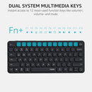 Rapoo E9050L Wireless Multi-mode Ultra-slim 78 Key Keyboard with Bluetooth and 2.4g