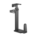 Matte Black Ultra Wide Adjustable Under-Desk & Wall PC / Gaming PC Mount