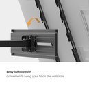 Bracom super economy full-motion TV mount Black