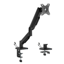 Bracom Super Economical Gas Spring Monitor Arm with USB Ports Black