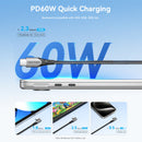 Vention USB 2.0 Type-C Male to Type-C Male Right Angle 3A Cable 2M Gray Aluminum Alloy Type