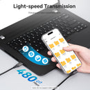 Vention USB 2.0 Type-C Male to Type-C Male Right Angle 3A Cable 2M Gray Aluminum Alloy Type