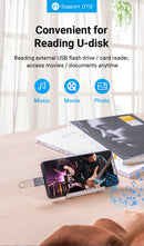 Vention USB-C Male to USB 3.0 Female OTG Adapter Gray Aluminum Alloy Type