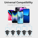 Vention One Touch Clamping Car Phone Mount with Suction Cup Black Square Type