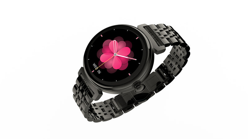 HiFuture Aura, outdoor bluetooth calling smartwatch, 1.04" AMOLED Display,  Black