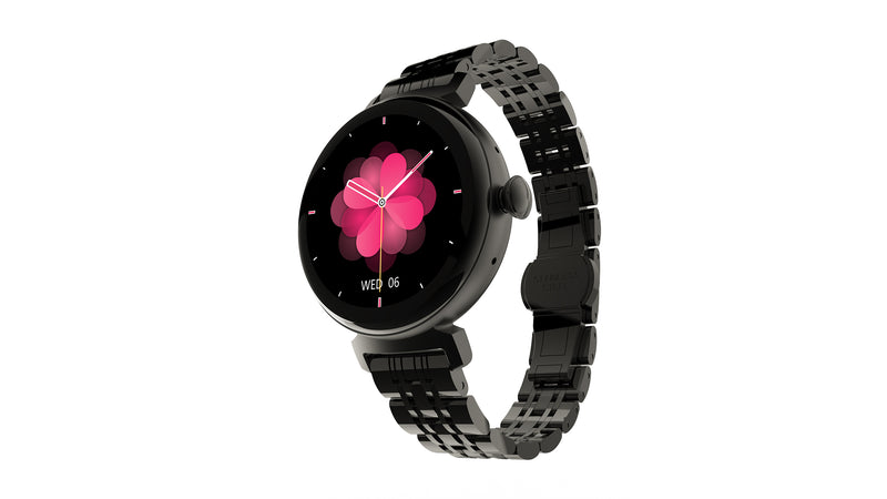 HiFuture Aura, outdoor bluetooth calling smartwatch, 1.04" AMOLED Display,  Black