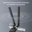 TP-Link Archer TX10E, AX900 Wi-Fi 6 Bluetooth PCIe Adapter