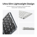 Keychron B5 Pro Ultra-Slim Wireless Keyboard - Ivory White