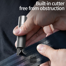 Baseus Sharp Tool Safety Hammer (Car Window Breaking + Safety Belt Cutting）Dark Grey