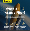 Baseus Unbreakable Series Fast Charging Data Cable Type-C to Type-C 100W 1m Stellar White