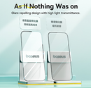 OS-Baseus Sapphire series Privacy Protection Tempered Glass Screen Protector for IPhone 15 Plus