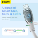 Baseus Pudding Series Fast Charging Cable USB to iPhone 2.4A 1.2m Stellar White