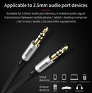 Baseus Yiven Audio Cable（Male to Male) M30, 1.5m Silver+Black