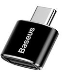 Baseus Mini USB Type C Female to Type A Male Adapter Converter Black