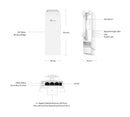 TP-Link EAP211-Bridge KIT Wireless Bridge 5 GHz 867 Mbps Indoor/Outdoor Access Point